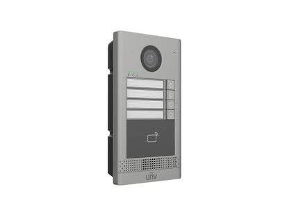 UNV buitenpost met 4 beldrukkers (OEU-202S-HMK-4)